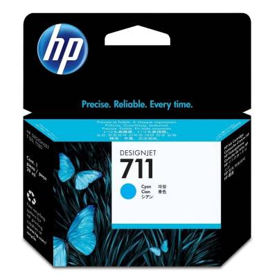 Cartucho de tinta original hp nº711/ cian