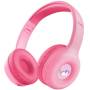 Auriculares infantiles inalámbricos trust nouna kids/ con micrófono/ rosas