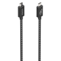 Cable usb 4.0 tipo-c aisens a156-0867/ usb tipo-c macho - usb tipo-c macho/ hasta 240w/ 1m/ gris