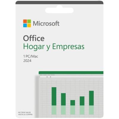 Microsoft office hogar y empresas 2024/ 1 usuario/ licencia perpetua