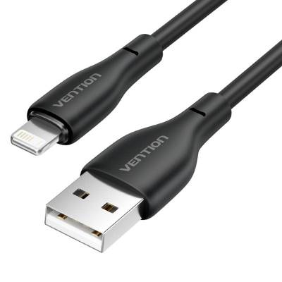 Cable usb 2.0 lightning vention h26bf/ lightning macho - usb macho/ 10w/ 480mbps/ 1m/ negro