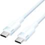 Cable usb 2.0 tipo-c 3a vention trdsf/ usb tipo-c macho - usb tipo-c macho/ hasta 60w/ 480mbps/ 1m/ azul