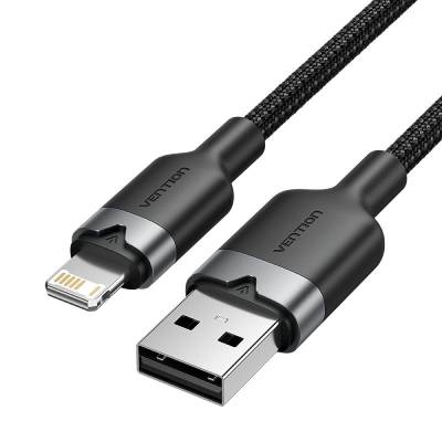 Cable usb lightning vention lanbh/ usb macho - lightning macho/ 480mbps/ 2m/ negro