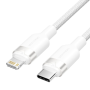 Cable usb tipo-c lightning vention lalwh/ usb tipo-c macho - lightning macho/ 27w/ 480mbps/ 2m/ blanco