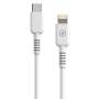 Cable usb 2.0 tipo-c lightning muvit for change mcusc0006/ usb tipo-c macho - lightning/ hasta 27w/ 1.2m/ blanco