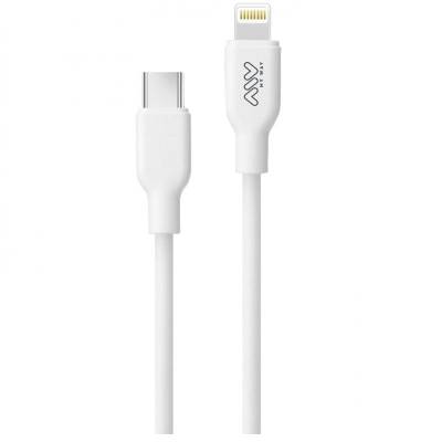 Cable usb 2.0 tipo-c lightning myway mwusc0023/ usb tipo-c macho - lightning macho/ 1m/ blanco