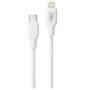 Cable usb 2.0 tipo-c lightning myway mwusc0023/ usb tipo-c macho - lightning macho/ 1m/ blanco