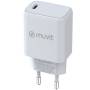 Cargador de pared muvit for change mcacc0012/ 1xusb tipo-c/ 20w