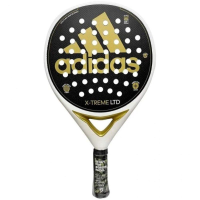 Pala de pádel adidas pala adidas x-treme/ blanca y oro