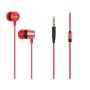 Auriculares intrauditivos aiwa estm-20rd/ con micrófono/ jack 3.5/ rojos