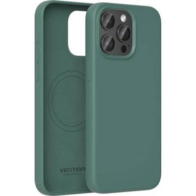 Funda silicona con magsafe vention kudg0-10/ compatible con iphone 13/ verde