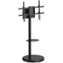 Soporte de suelo con ruedas aisens ft86tre-303 para tv de 37-86'/ hasta 50kg