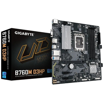 Placa base gigabyte b760m d3hp socket 1700/ micro atx