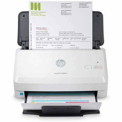 Escáner documental hp scanjet pro 2000 s2 con alimentador de documentos adf/ doble cara