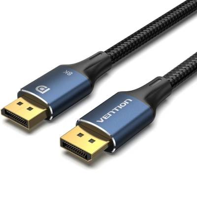 Cable vention hcelf/ displayport macho - displayport 8k macho/ 3m/ azul