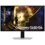 Smart monitor gaming curvo samsung oled odyssey g6 s27dg610su 27'/ qhd/ 0.03ms/ 240hz/ va/ regulable en altura/ smart tv/ plata