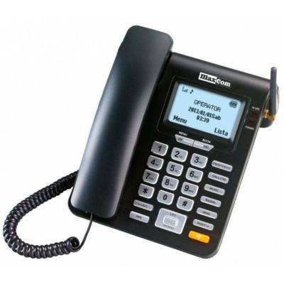 Teléfono maxcom mm28d/ negro