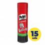 Expositor de pegamento en barra pritt/ 43g/ 15 unidades