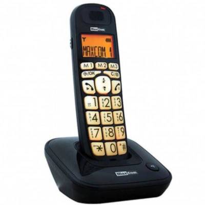 Teléfono inalámbrico maxcom mc6800/ negro