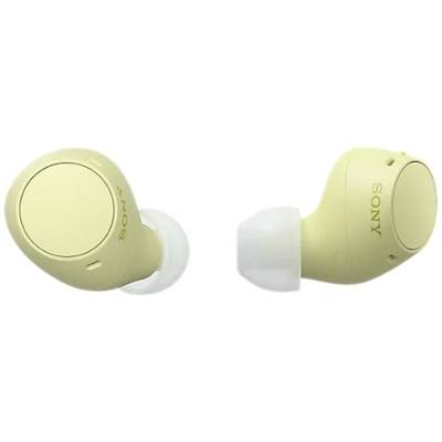 Auriculares bluetooth sony wf-c510 con estuche de carga/ autonomía 5h/ amarillos