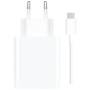 Cargador de pared xiaomi 67w hypercharge combo (type-a)/ 1xusb + cable usb tipo-c/ 67w