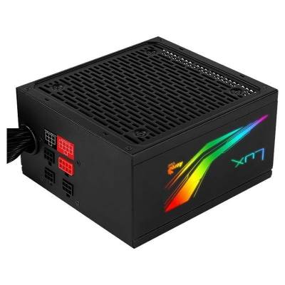 Fuente de alimentación aerocool lux rgb 550m/ 550w/ ventilador 12cm/ 80 plus bronze