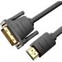 Cable conversor vention abfbj/ dvi-d macho - hdmi macho/ 5m/ negro