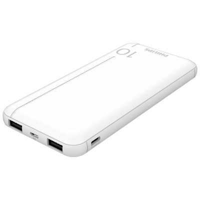 Powerbank 10000mah philips dlp1810nw/62/ blanca