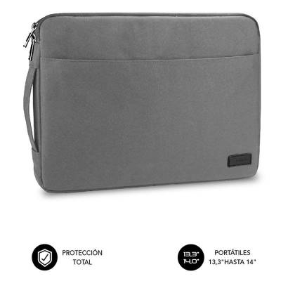 Funda subblim urban laptop sleeve para portátiles hasta 14'/ gris