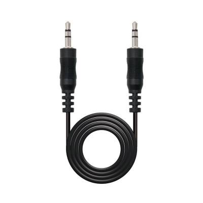 Cable estéreo nanocable 10.24.0103/ jack 3.5 macho - jack 3.5 macho/ 3m/ negro