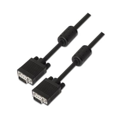 Cable svga aisens a113-0073/ vga macho - vga macho/ hasta 3w/ 10mbps/ 6m/ negro