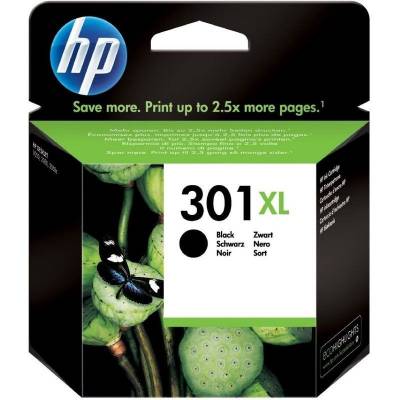 Cartucho de tinta original hp nº301 xl alta capacidad/ negro