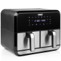 Freidora por aire / sin aceite princess double basket airfryer 182074/ 2400w/ capacidad 8l