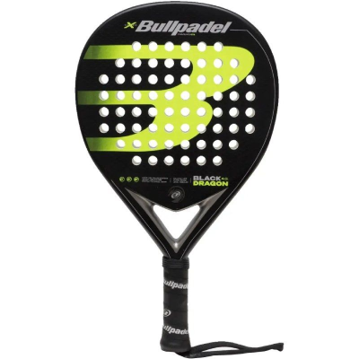 Pala de pádel bullpadel black dragon 4.0/ negro y verde