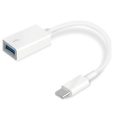 Cable usb 2.0 tp-link uc400/ usb tipo-c macho - usb hembra/ 10cm/ blanco