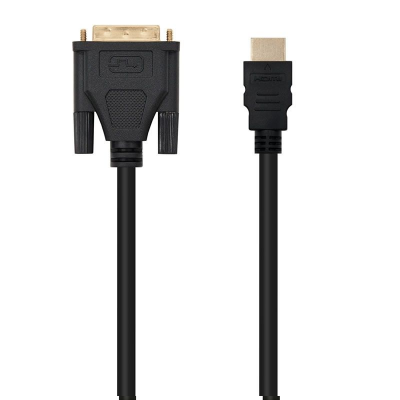 Cable hdmi nanocable 10.15.0502/ dvi macho - hdmi macho/ 1.8m/ negro