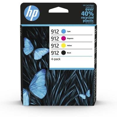 Cartucho de tinta original hp nº912 multipack/ negro/ magenta/ cian/ amarillo