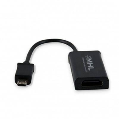 Cable mhl 11 pines 3go cmhl11 hdmi macho - microusb macho/ negro