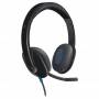 Auriculares logitech h540/ con micrófono/ usb/ negros