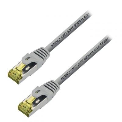 Cable de red rj45 s/ftp aisens a146-0333 cat.7/ 50cm/ gris