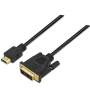 Cable hdmi nanocable 10.15.0503/ dvi macho - hdmi macho/ 3m/ negro