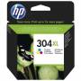 Cartucho de tinta original hp nº304 xl alta capacidad/ tricolor