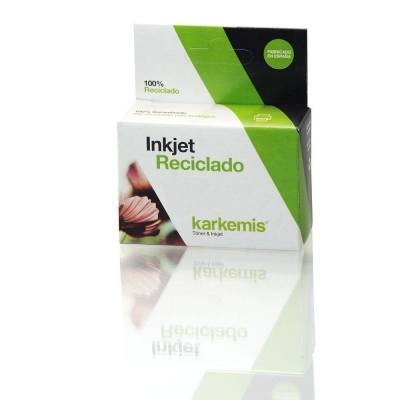 Cartucho de tinta reciclado karkemis epson 603xl alta capacidad/ cian