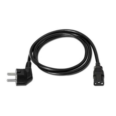 Cable alimentación nanocable 10.22.0102/ schuko macho - c13 hembra/ 1.5m/ negro