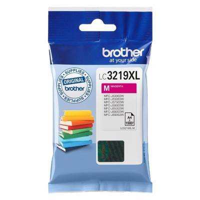 Cartucho de tinta original brother lc-3219m xl alta capacidad/ magenta