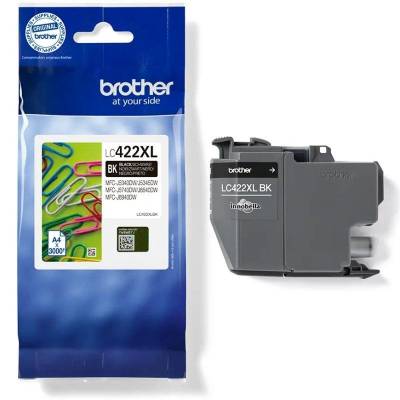 Cartucho de tinta original brother lc-422 xl alta capacidad/ negro