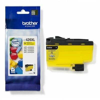 Cartucho de tinta original brother lc-426 xl alta capacidad/ amarillo