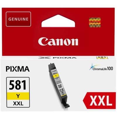 Cartucho de tinta original canon cli-581xxl alta capacidad/ amarillo