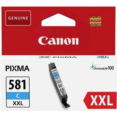 Cartucho de tinta original canon cli-581xxl alta capacidad/ cian