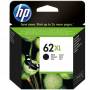 Cartucho de tinta original hp nº62 xl alta capacidad/ negro